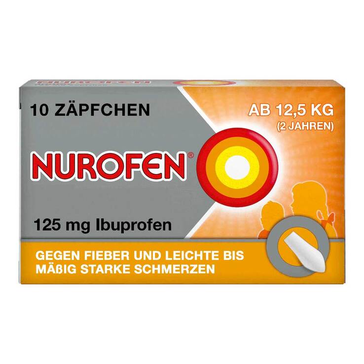 NUROFEN® Junior 125 mg Zäpfchen, 10 St