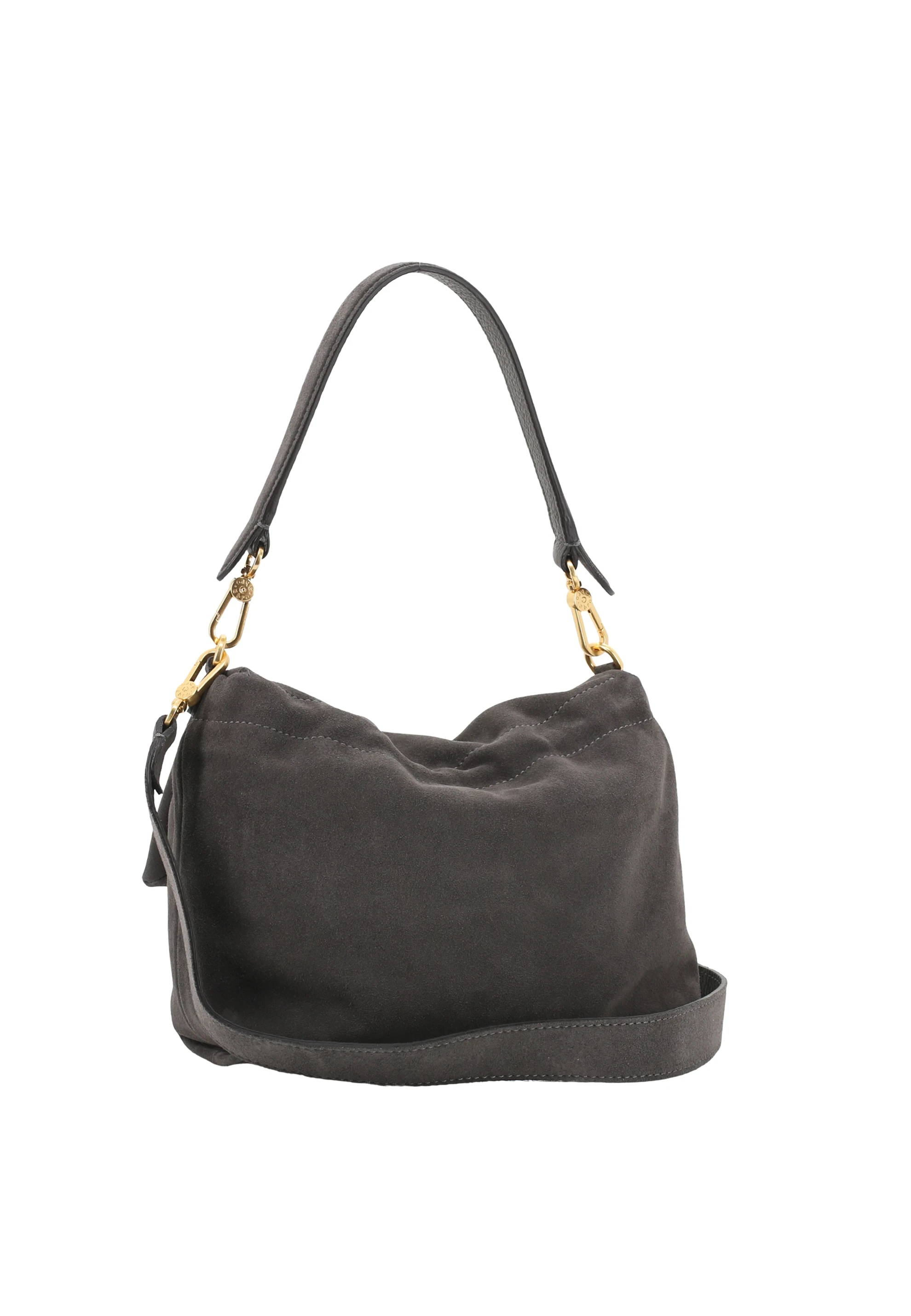 shoulder bag TEMI medium Leather Suede Standard