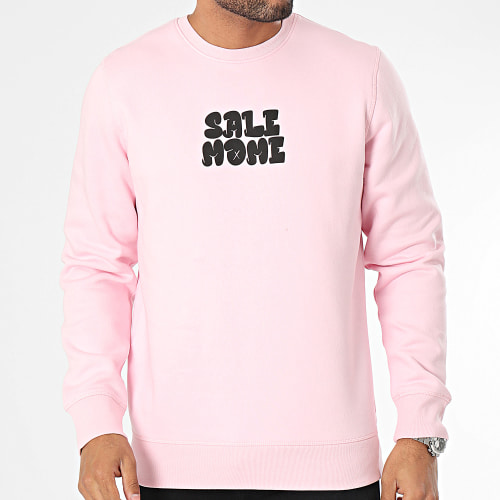 Sweat Crewneck Lapin Graffiti Rose