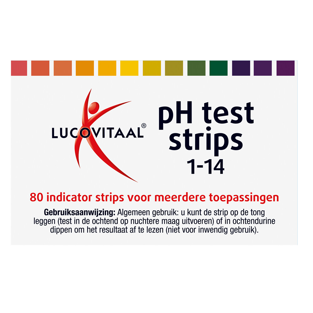 Lucovitaal Zuur Base Ph Strips 80 stuks