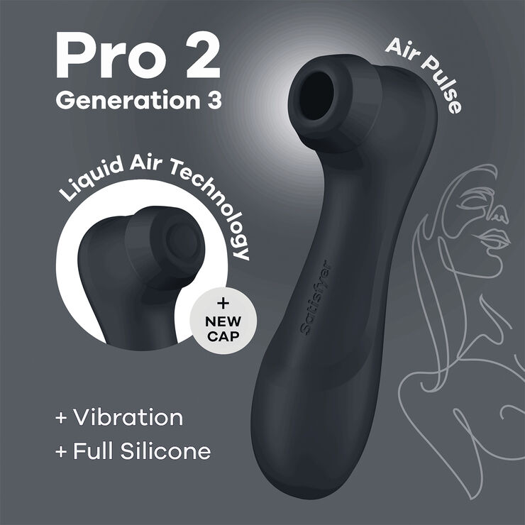 Satisfyer Satisfyer Pro 2 Generation 3 black lufttryksvibrator