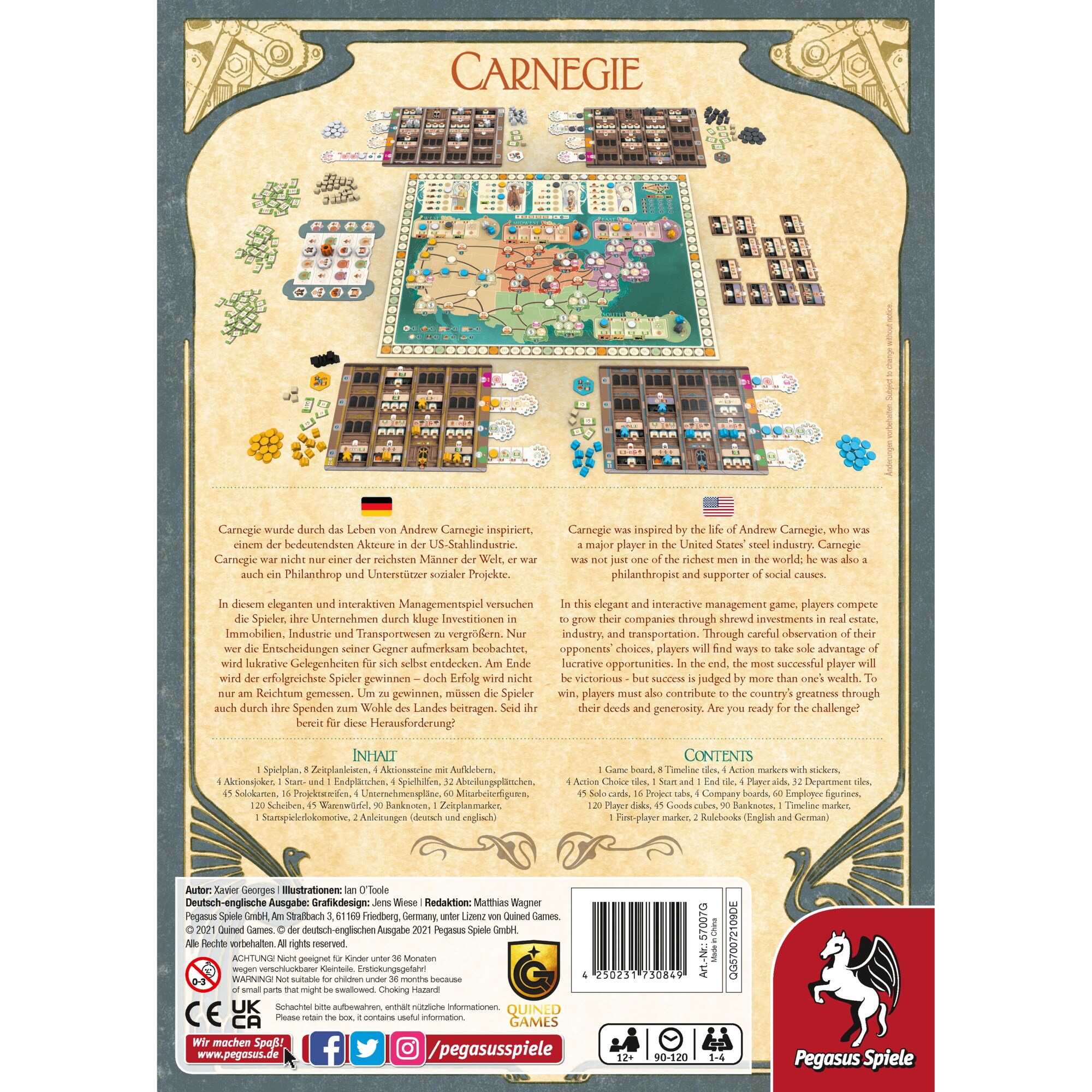 Pegasus Brettspiel Carnegie