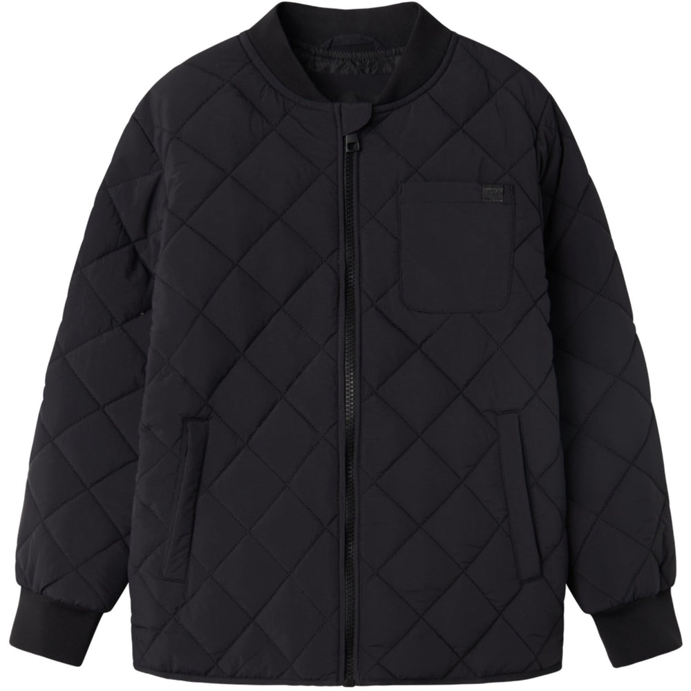 Køb Name It Black Marlin Quilt Termojakke Tb
