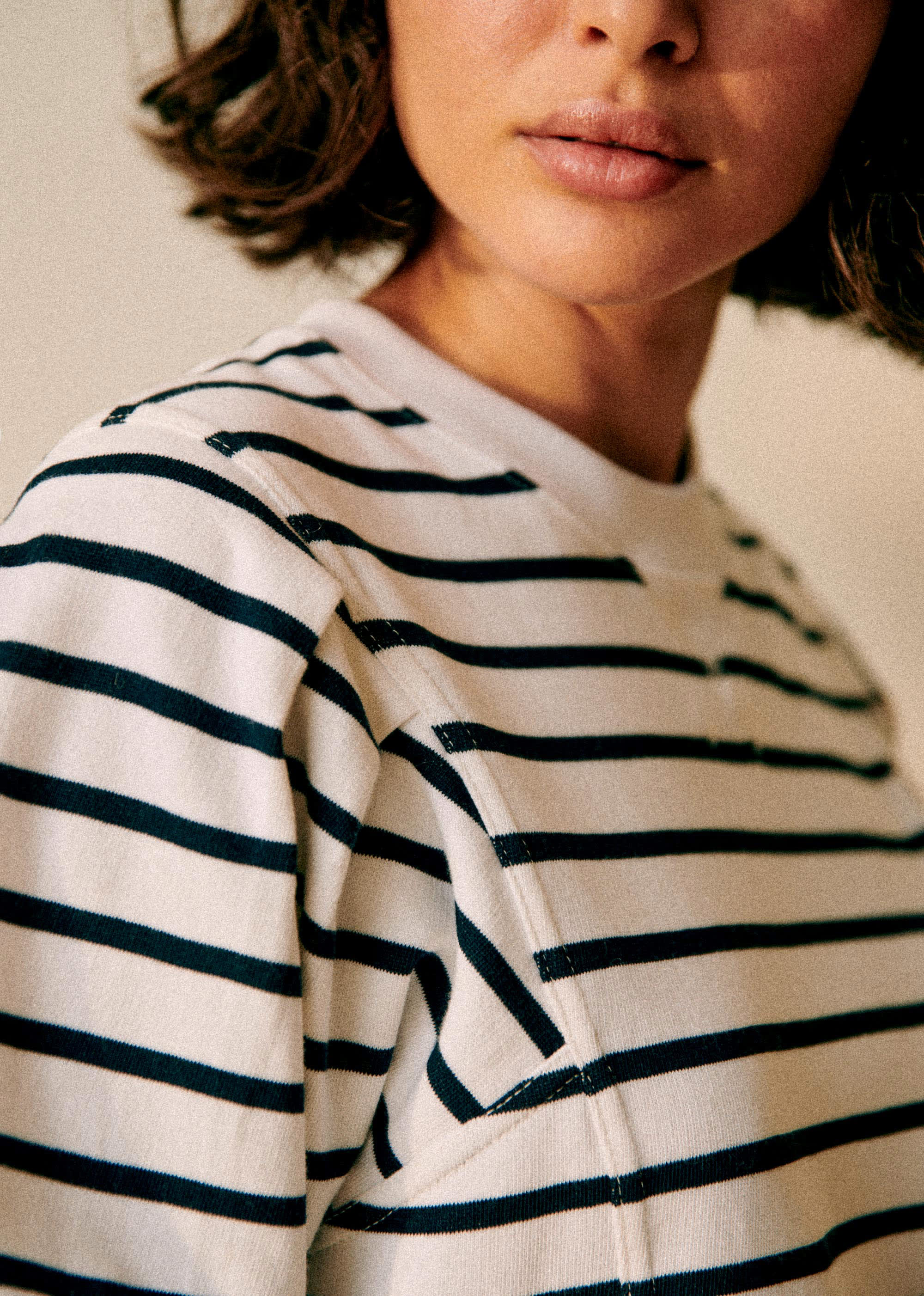 Sweat-shirt Alexa - Blanc / Marine - E-SHOP/SWEATS & MARINIÈRES Sweats 5905740