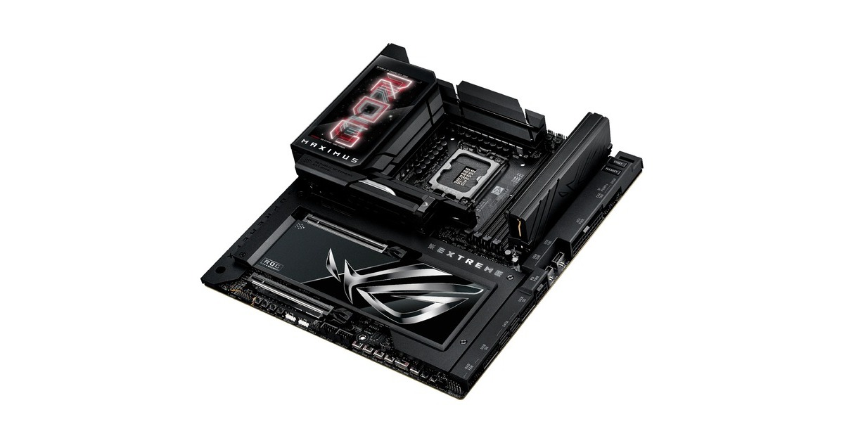 ASUSROG MAXIMUS Z890 EXTREME socket 1851 moederbord  (Zwart, RAID, 10Gb-LAN, 2.5Gb-LAN, Wi-Fi 7, BT, Sound, E-ATX)