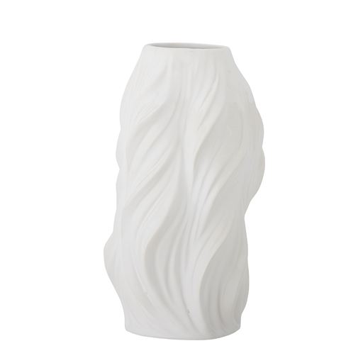 Bloomingville Sahal Vase, White