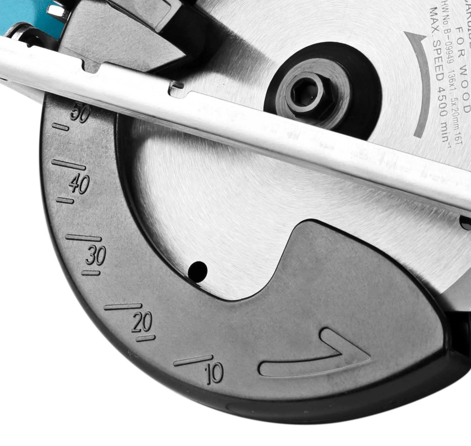 Makita DSS501RTJ 18V Li-Ion Accu cirkelzaag set (2x 5.0Ah accu) in Mbox - 136mm