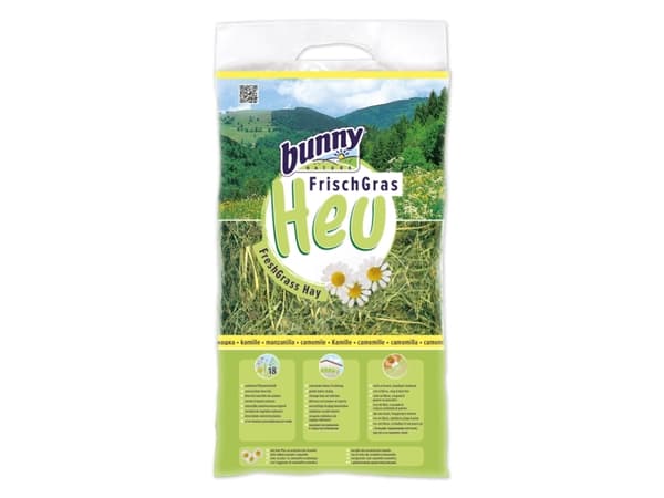 Bunny Nature FreshGrass Hø - med kamilleblomster (500g)