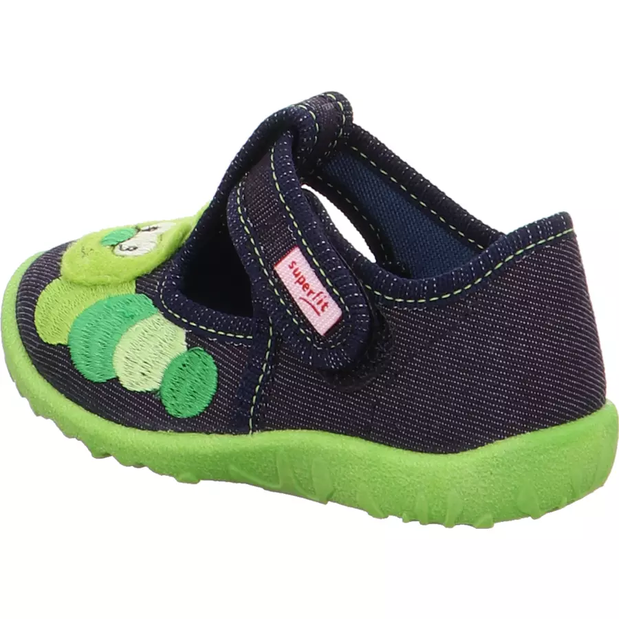 superfit Boys Hausschuh Spotty blau Schnecke