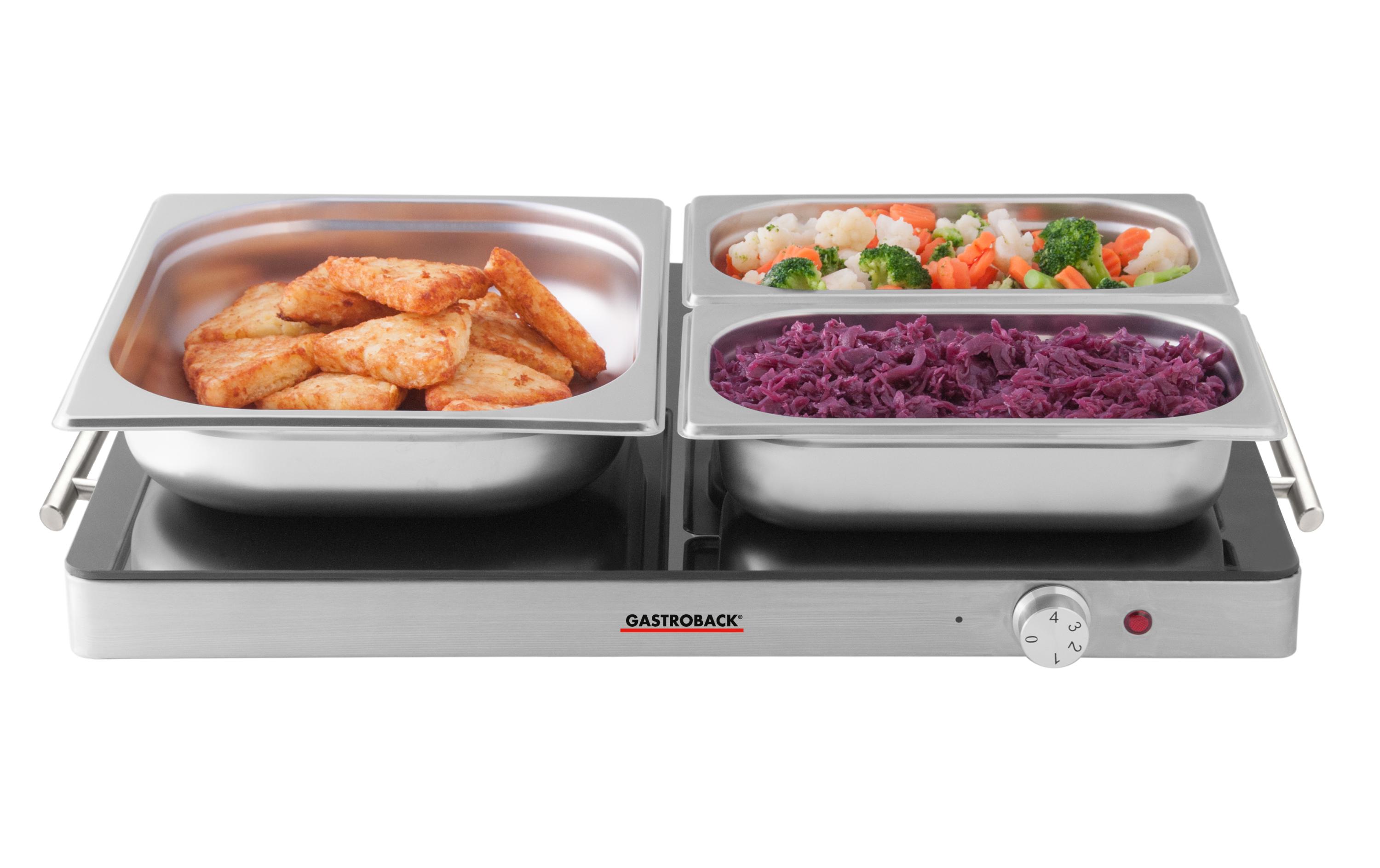 Warmhalteplatte DesignWarmhalteplatte zum Servieren und Warmhalten von Speisen