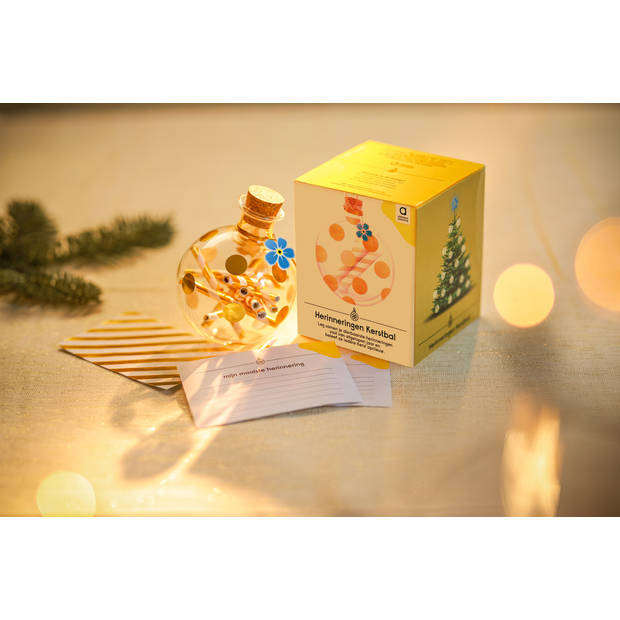 Herinneringen Kerstbal, Alzheimer Nederland, Ø 8CM