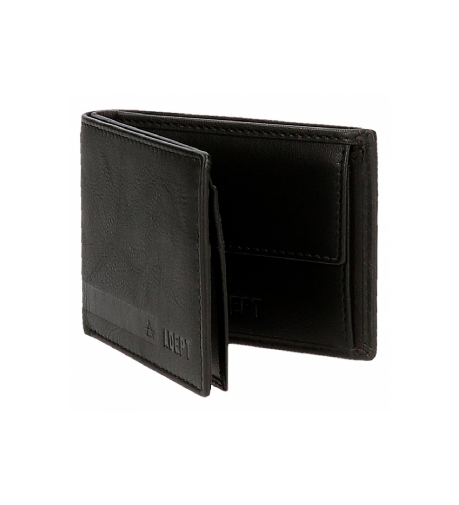 Carteira Joumma Bags Adept Alan Preta - 11x8x1cm -