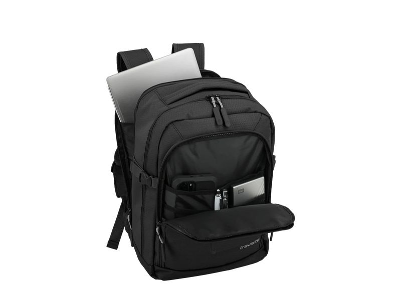 travelite Rucksack Kick Off Cabin 20 l, Schwarz Freizeitrucksack