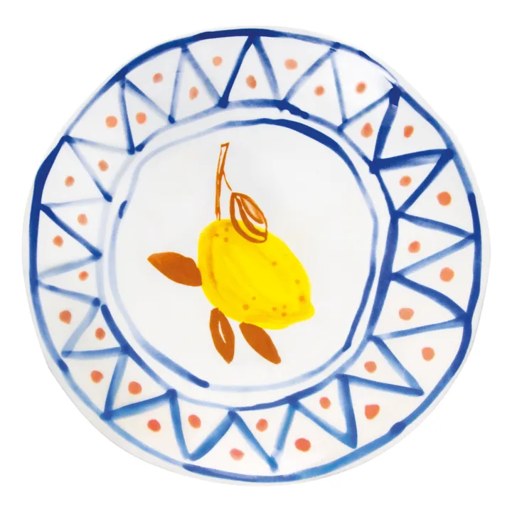 &Klevering Assiettes marocaines citrons - Set de 4