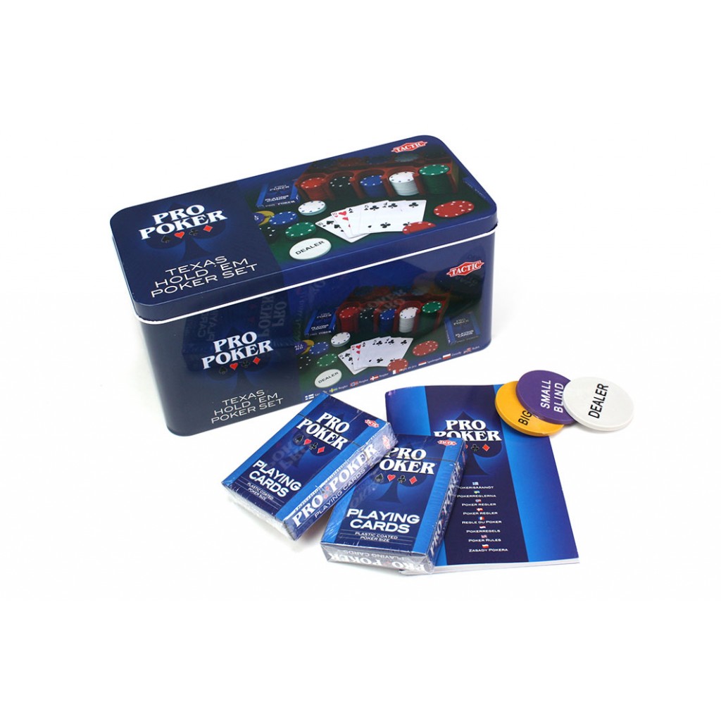 Poker Coffret Métal Tout en 1