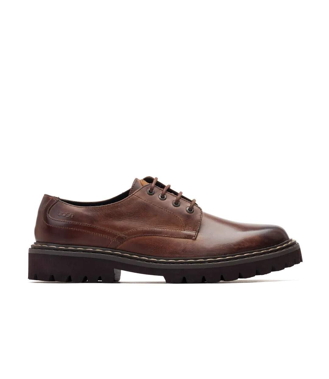 Base London - Derbies WICK - Homme (Marron foncé) - UTFS9400