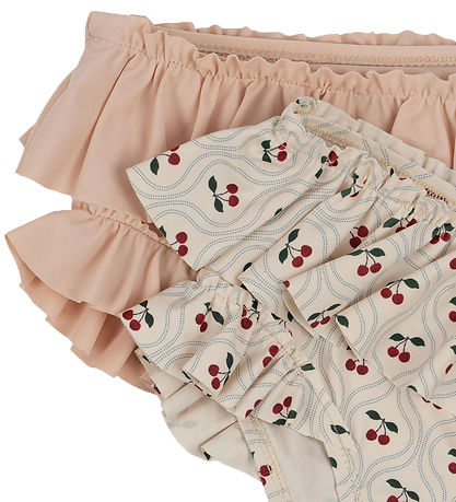 Konges Sløjd Bådebukser - 2-pak - Frill - Cherry Motif