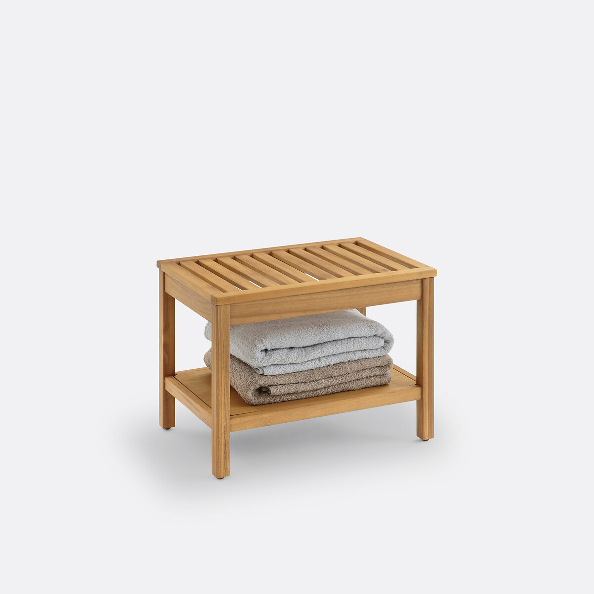 LA REDOUTE INTERIEURS<br>Banco de casa de banho Haumea, em acácia, 50cm