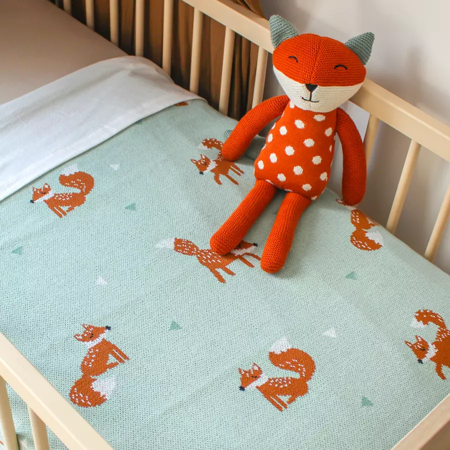 Kidzroom Decke Sweet Snuggles Grün