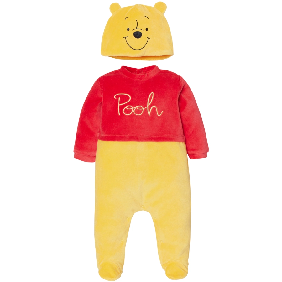 OVS Strampler Set Winnie Pooh gelbrot