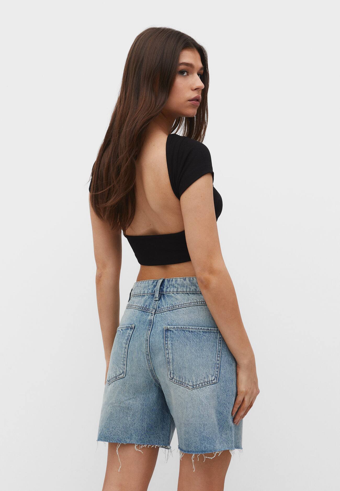 Bermudas de cintura baixa