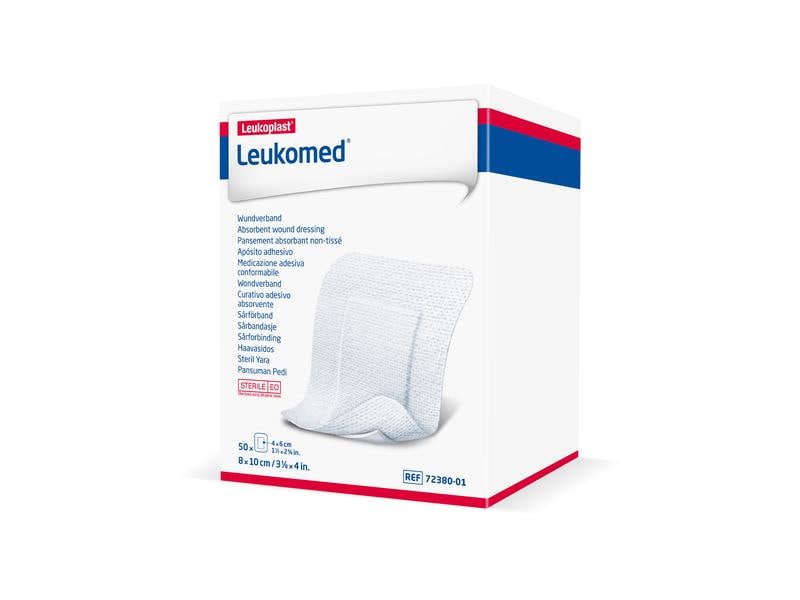 Leukomed Wundpflaster Leukomed 8 x 10 cm 50 Stück Steriler Wundverband