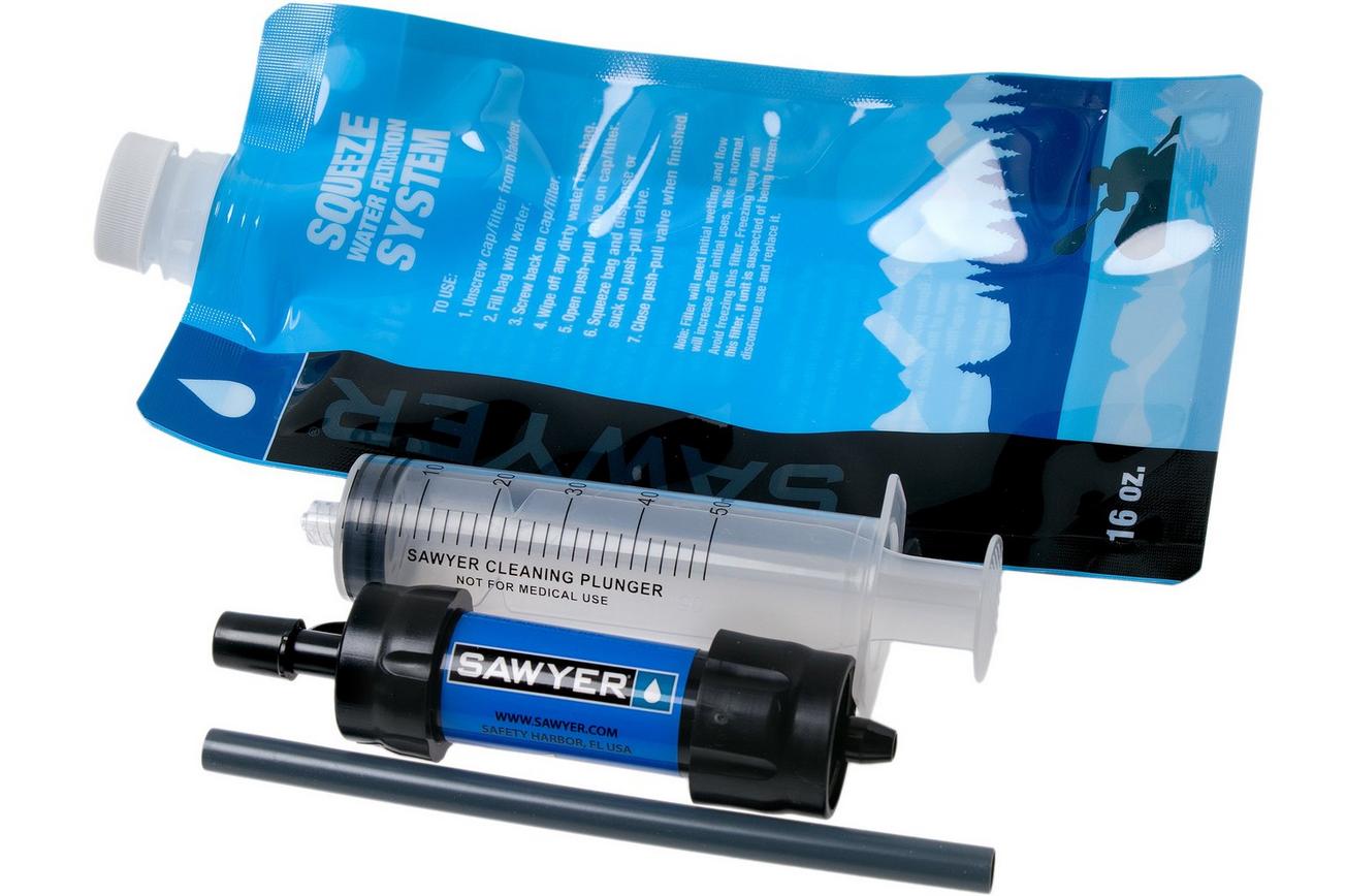 Sawyer Mini SP128, blauw, waterfilter