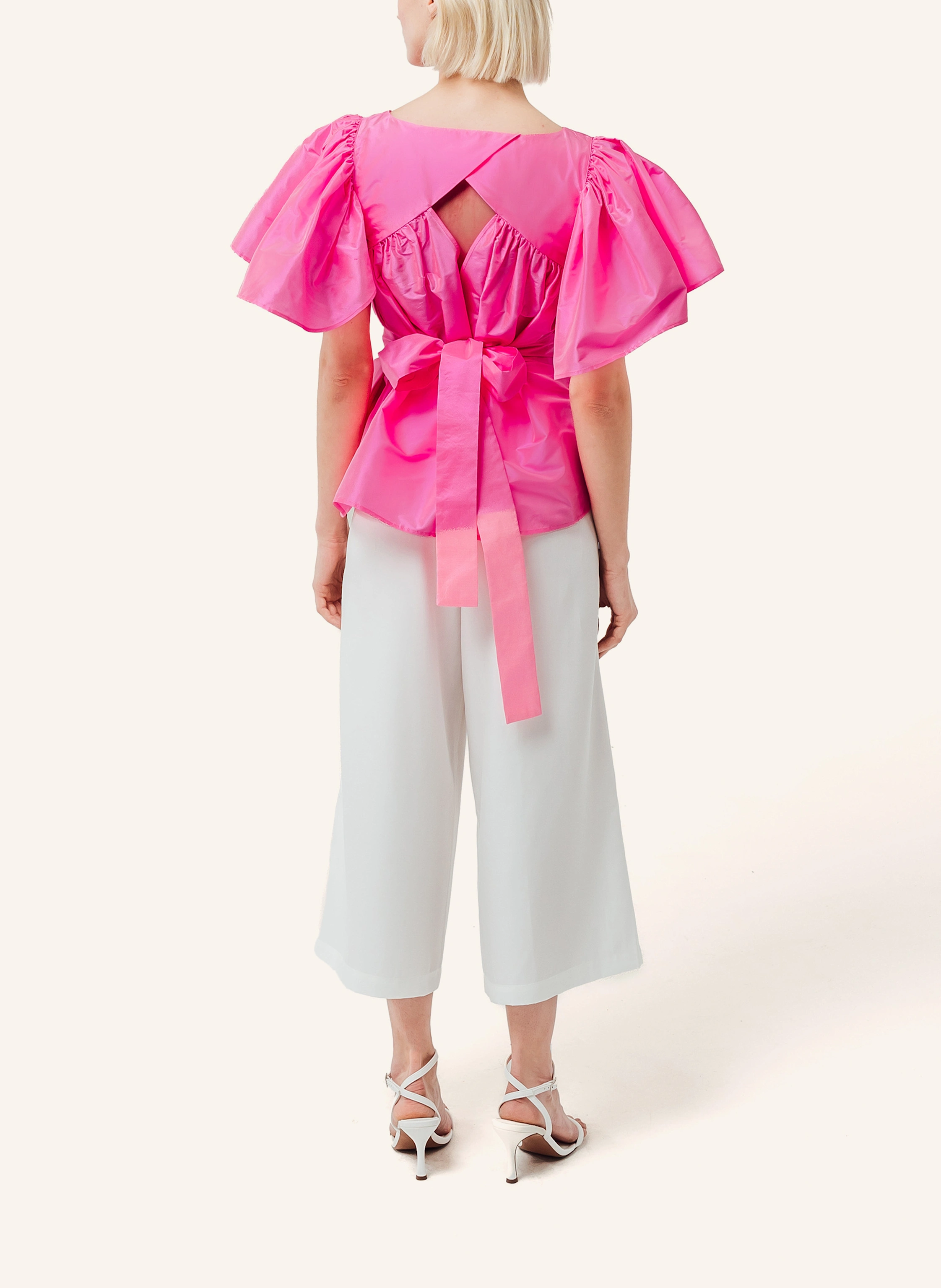 Helene Galwas Bluse aus Dupionseide FILIPARE