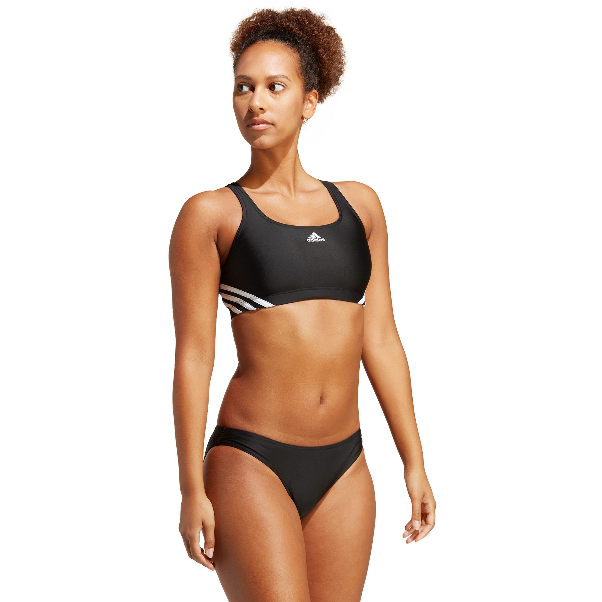 adidas 3-Streifen Bikini Damen schwarz