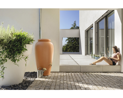 Regenopslag GARANTIA amfora 240 l terracotta