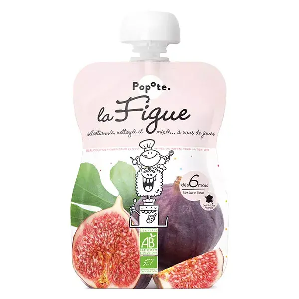 Popote Les Fruits Figo em sachê +6m Orgânico 120g