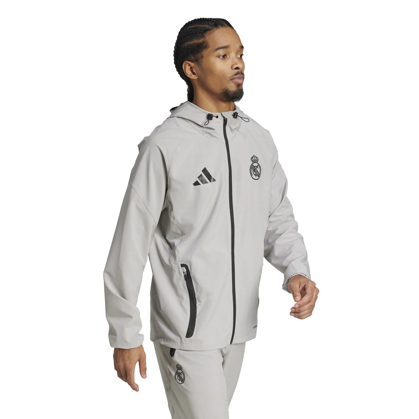 Adidas Real Madrid Vis Tech Vest 2024-2025 Grijs