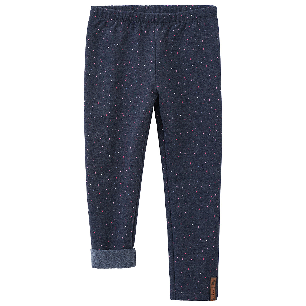 Topolino Mädchen Leggings mit Pünktchen Allover dunkelblau