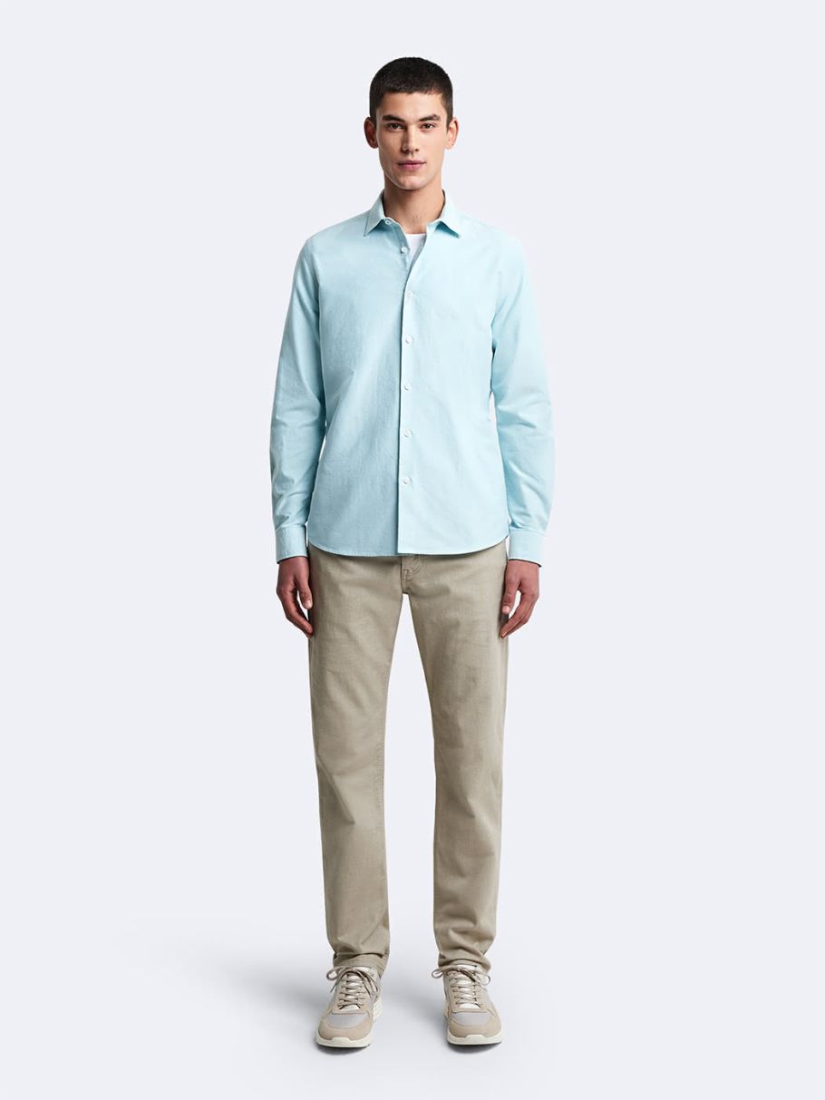 Chemise slim unie