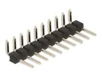 Delock Stiftleiste 10 Pin, Rastermaß 2,54 mm, 1-reihig, gewinkelt, 5 Stück