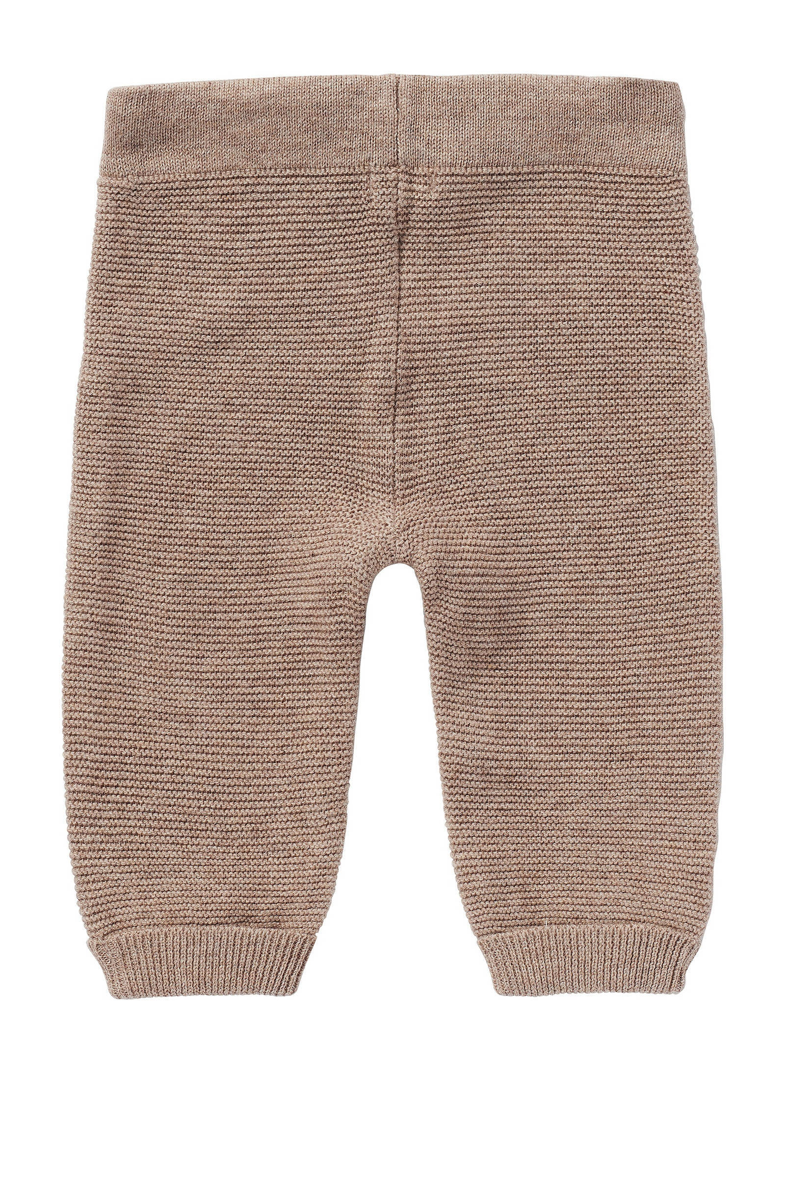 Noppies baby broek Grover van katoen taupe melange
