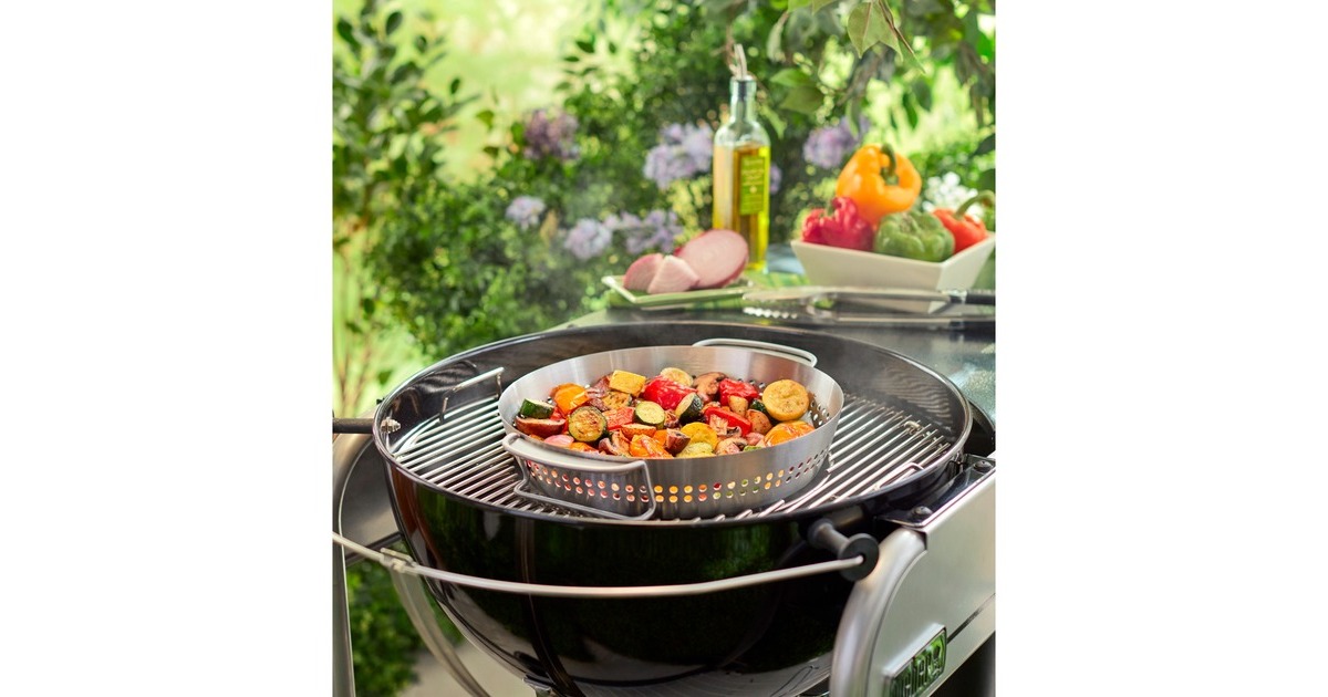 WeberGevogeltestomer grillkorf  (Roestvrij staal)