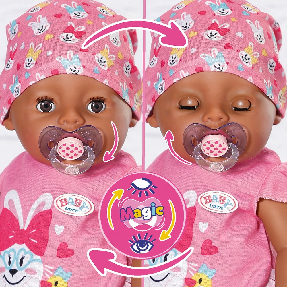 BABY born 43cm Magic Girl - Dunkelrosa Outfit
