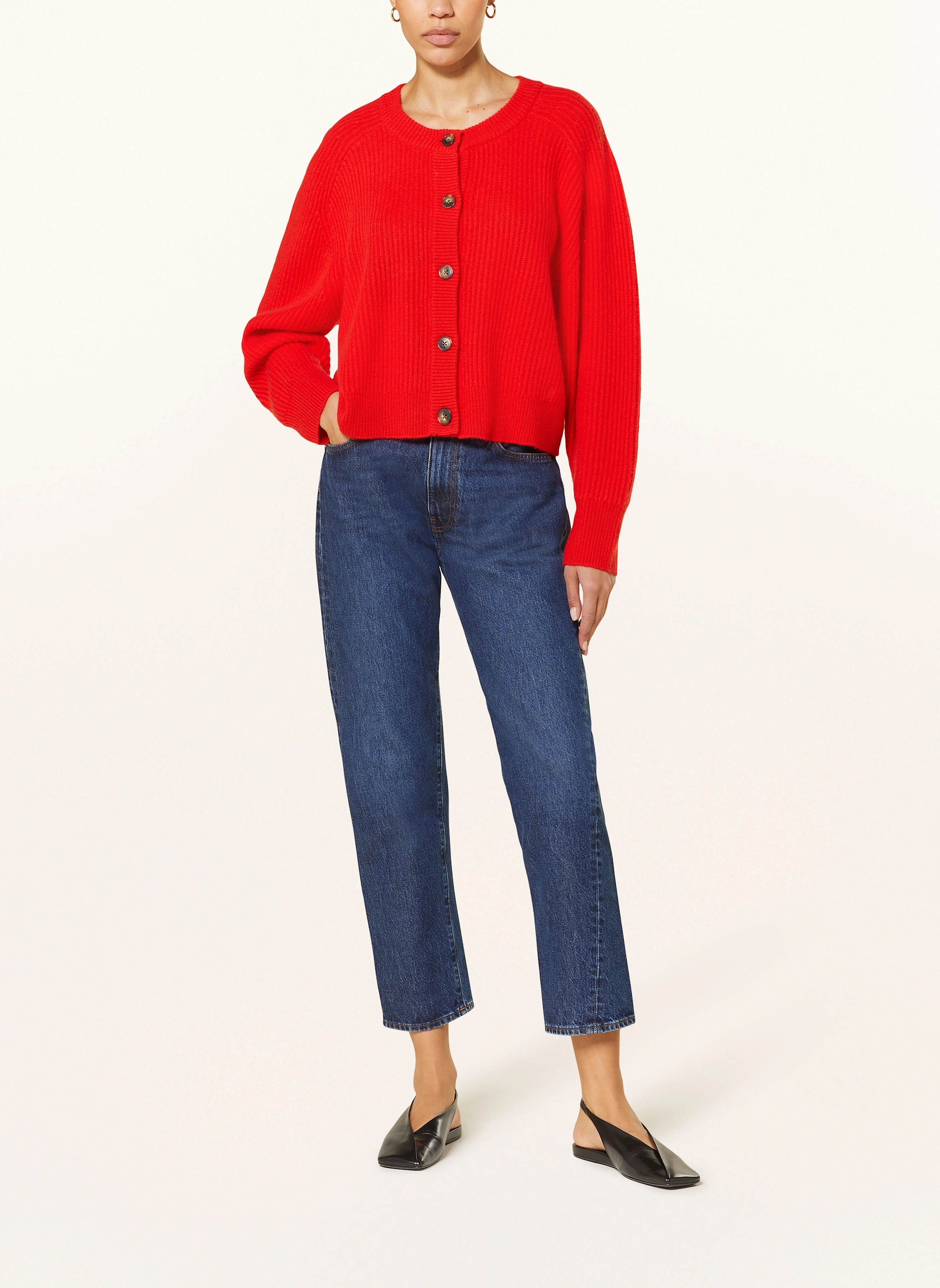 LOULOU STUDIO Strickjacke BASTIA aus Cashmere
