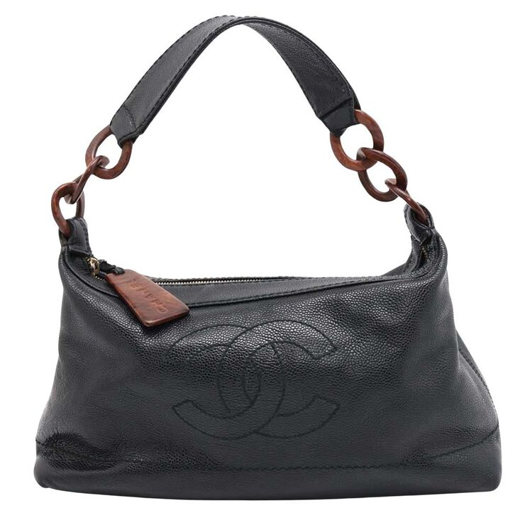 Chanel Vintage Chanel Shoulder Bag Black