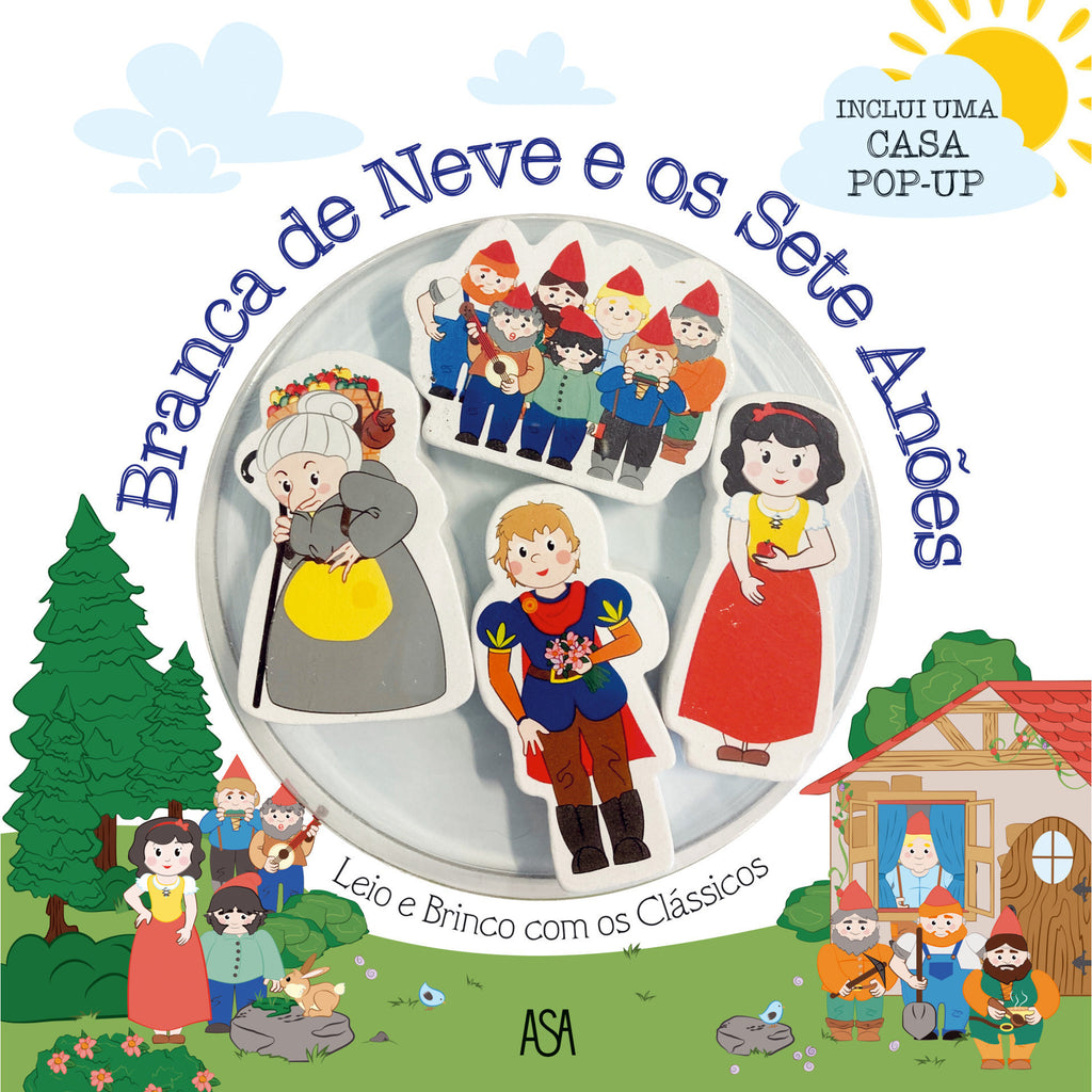 Leio e Brinco com os Clássicos - Branca de Neve e os Sete Anões de Denise Holmberg