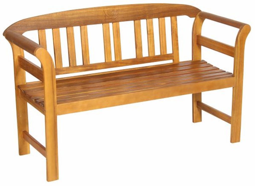 Gartenbank - Akazie - massiv - 130 cm