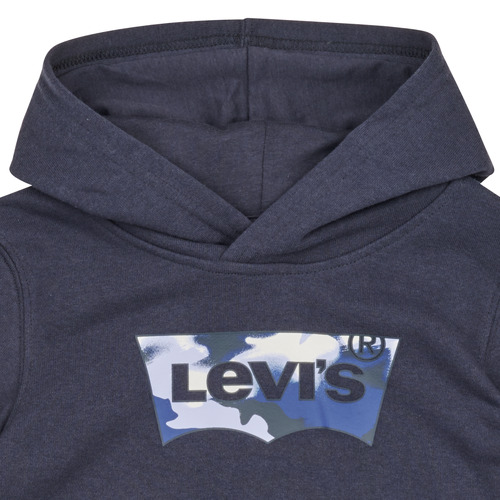 Levi's - LVB BATWING FILL HOODIE - Marine / Gris