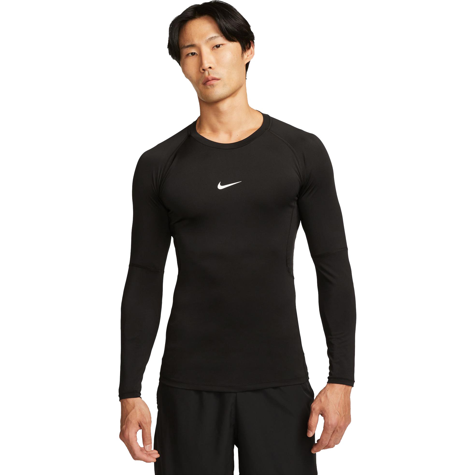 Nike Pro Dri-Fit Fitness Longsleeve Herren schwarz