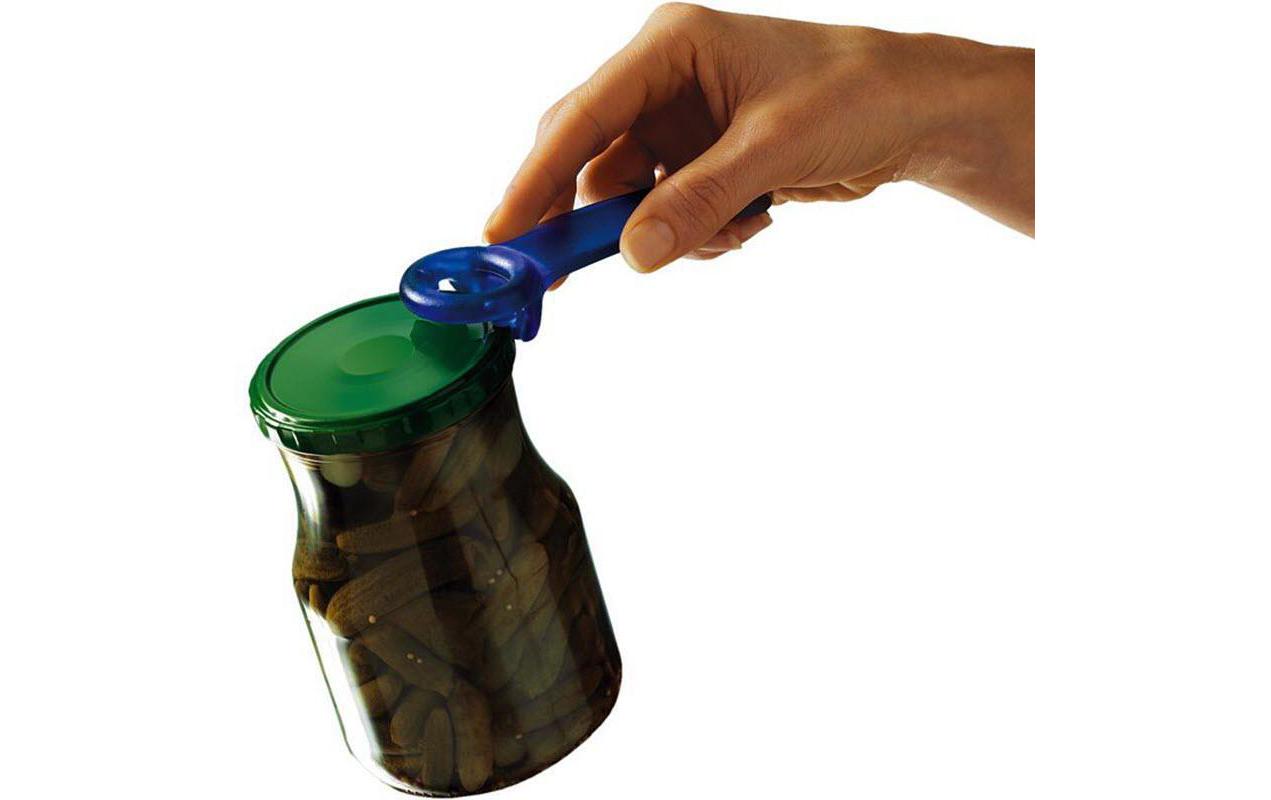Schraubdeckelöffner JarKey mit Blister, assortiertSchraubdeckelöffner assortiert