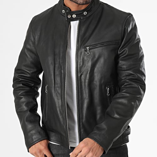 Veste En Cuir LC940D Noir