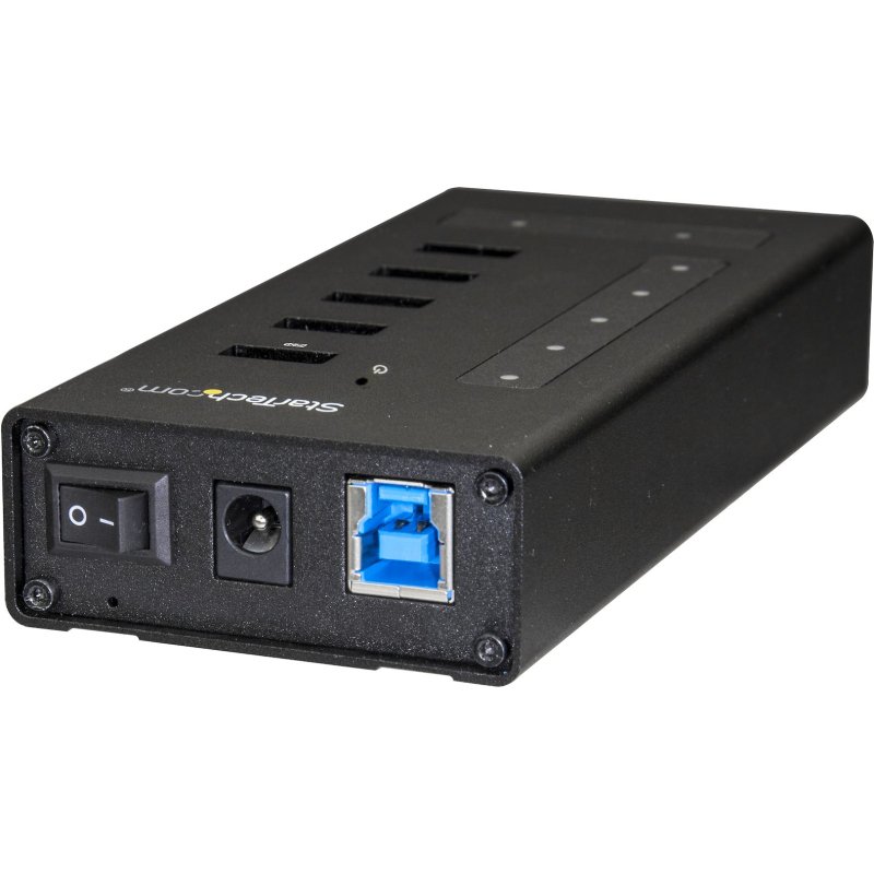StarTech.com Hub USB-C à 7 ports en métal - USB Type-C vers 5x USB A et 2x USB-C - USB 3.0 - 5Gbps