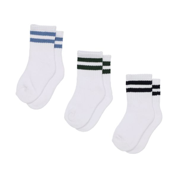 BD Collection Sportsokjes - 3 Paar - Multi White