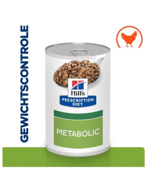 Hill's Prescription Diet Metabolic - Weight Management - Hondenvoer - Kip 370 g