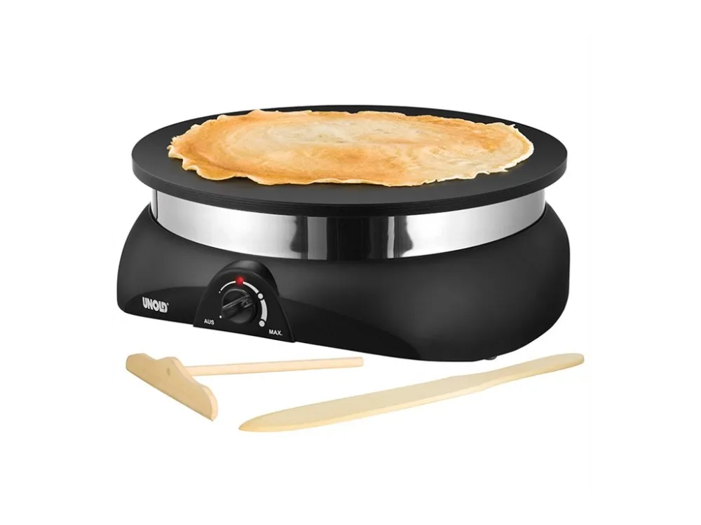 UNOLD Crêpesmaker Profi - Pandekagepande - 1,3 kW - sort